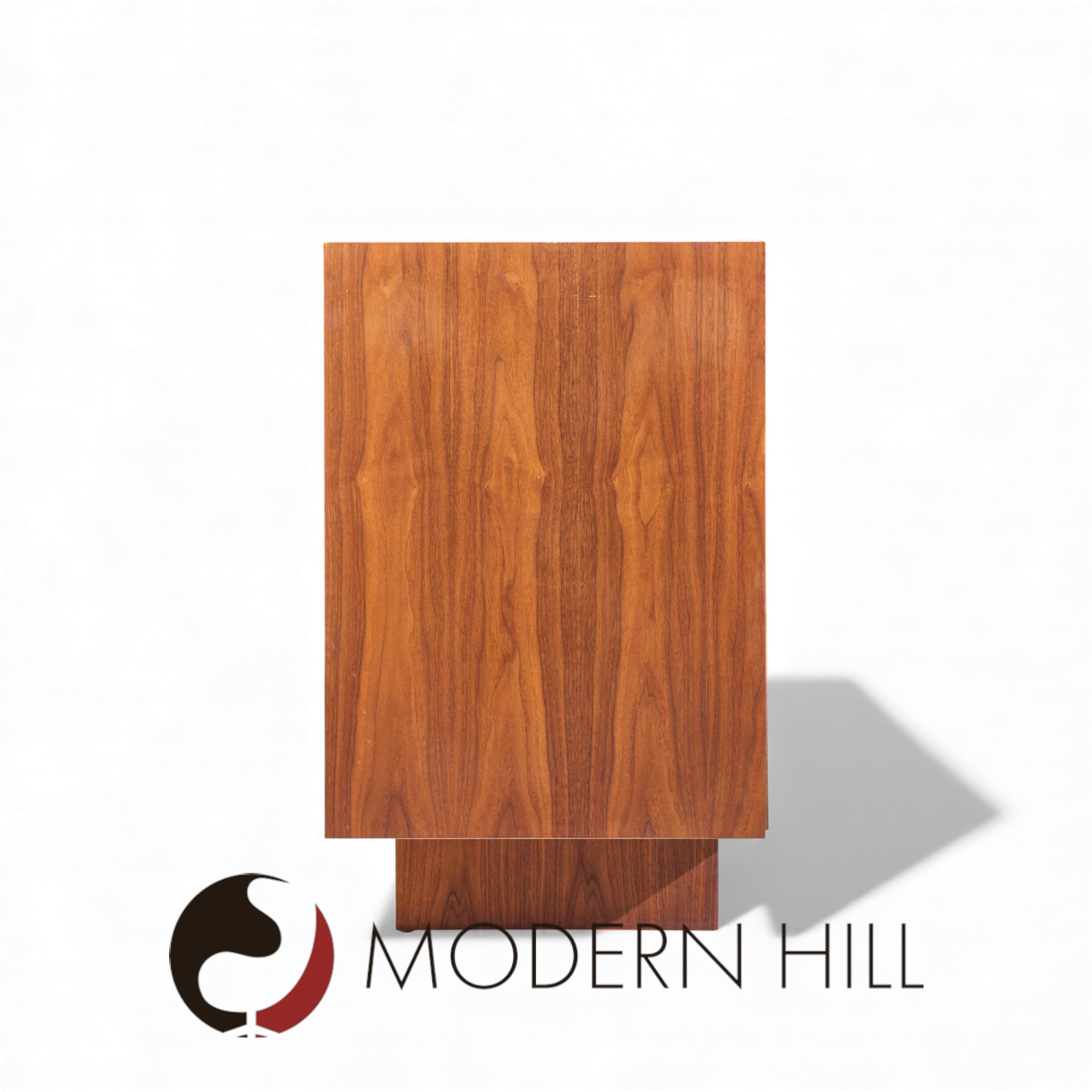 Vladimir Kagan for Dreyfuss Mid Century Walnut and Lucite Vanity Dresser