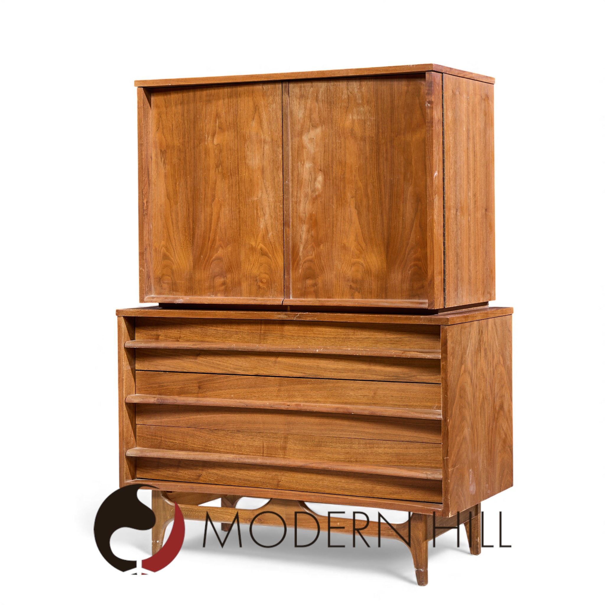 Young Manufacturing Mid Century Highboy Dresser