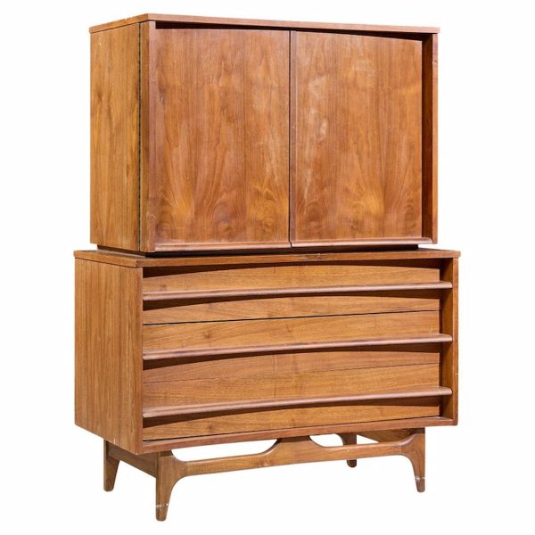 Young Manufacturing Mid Century Highboy Dresser
