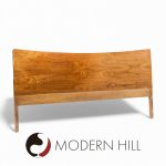 Young Manufacturing Mid Century Walnut King Headboard