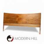 Young Manufacturing Mid Century Walnut King Headboard