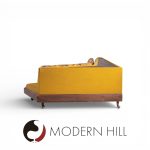 Adrian Pearsall for Craft Associates 2300-s Mid Century Walnut Boomerang Sofa