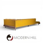 Adrian Pearsall for Craft Associates 2300-s Mid Century Walnut Boomerang Sofa