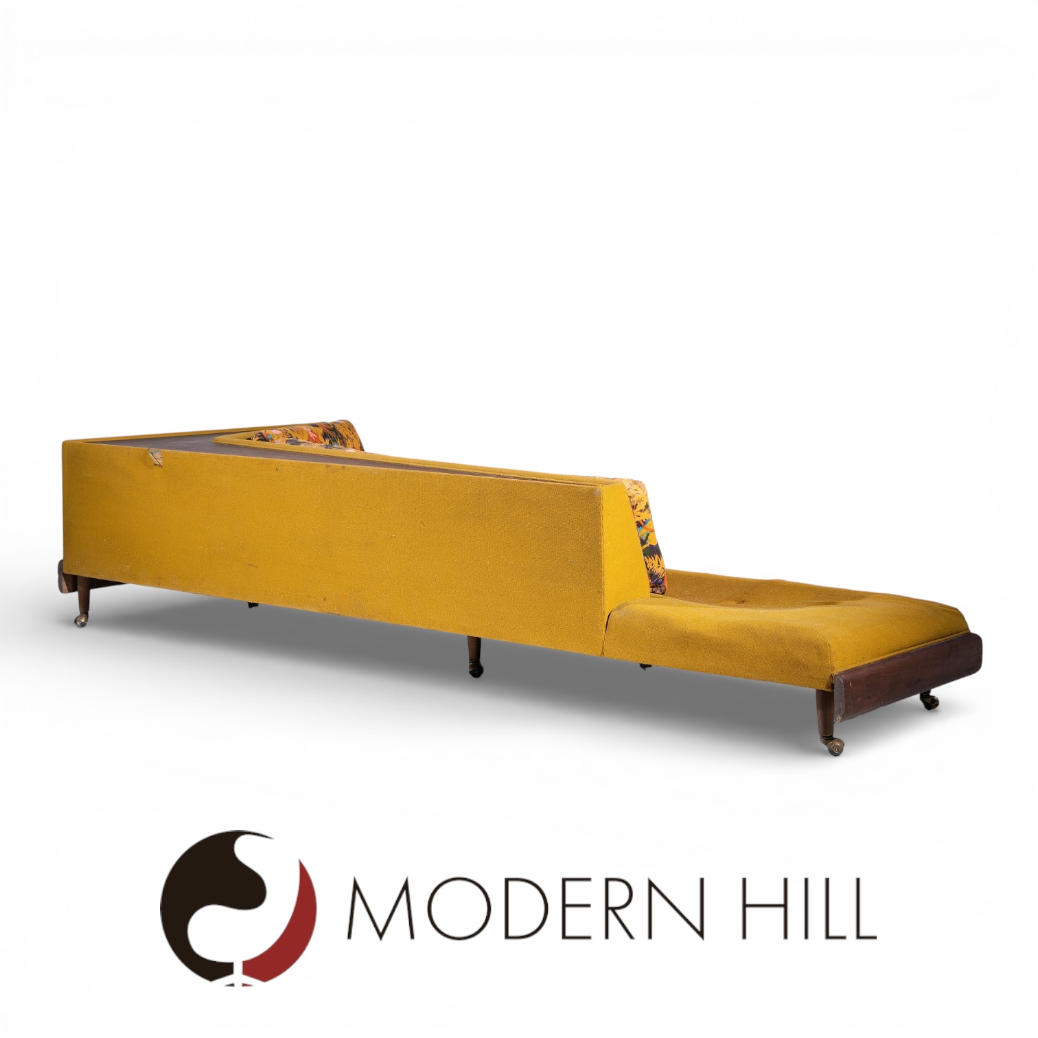 Adrian Pearsall for Craft Associates 2300-s Mid Century Walnut Boomerang Sofa