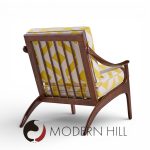 Arne Hovmand Olsen for P. Mikkelsen mid Century Teak Lean Back Lounge Chairs - Pair