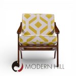 Arne Hovmand Olsen for P. Mikkelsen mid Century Teak Lean Back Lounge Chairs - Pair