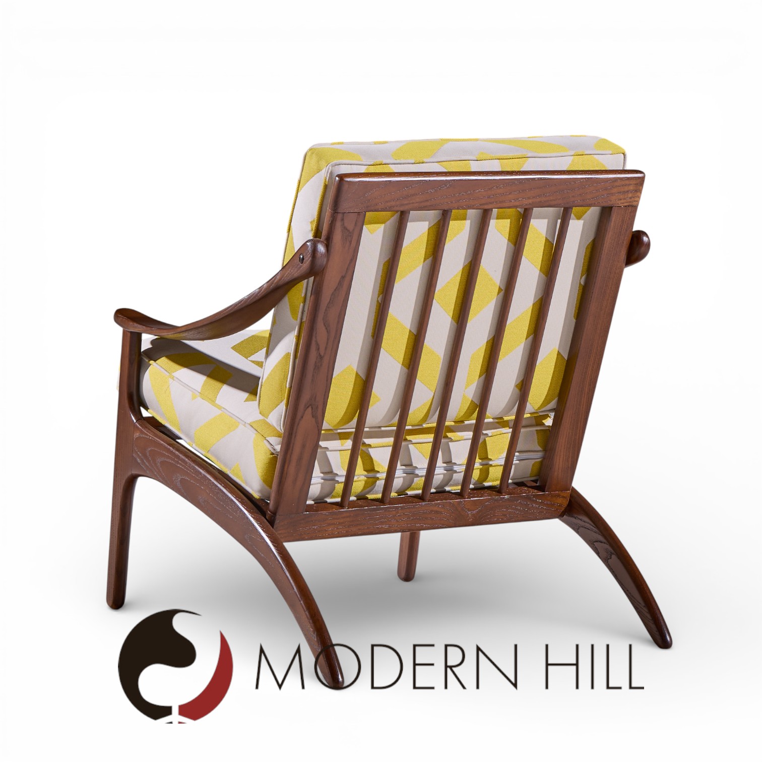 Arne Hovmand Olsen for P. Mikkelsen mid Century Teak Lean Back Lounge Chairs - Pair