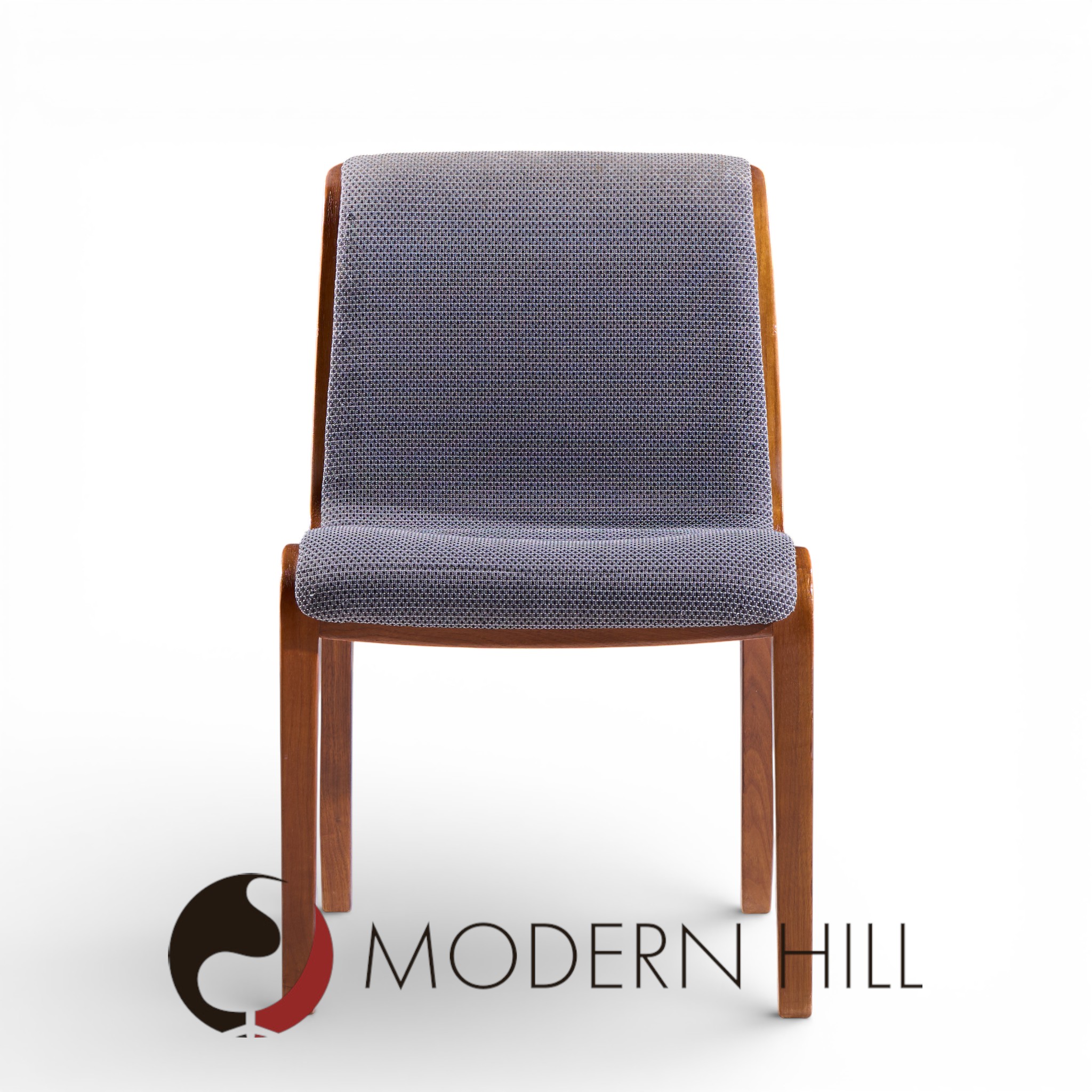 Bill Stephens for Knoll Mid Century Bentwood Dining Chairs - Set of 8