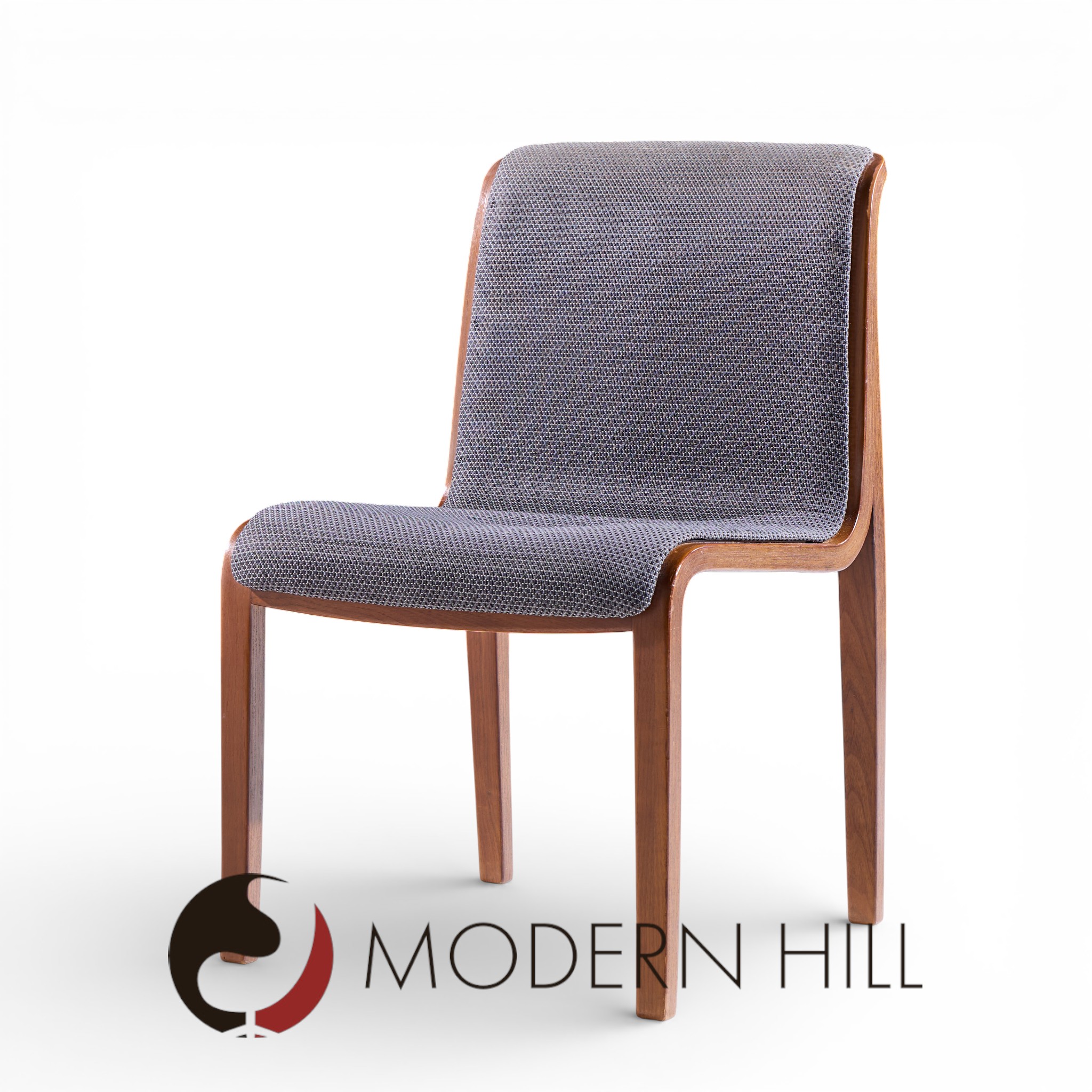 Bill Stephens for Knoll Mid Century Bentwood Dining Chairs - Set of 8