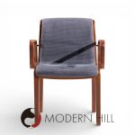 Bill Stephens for Knoll Mid Century Bentwood Dining Chairs - Set of 8