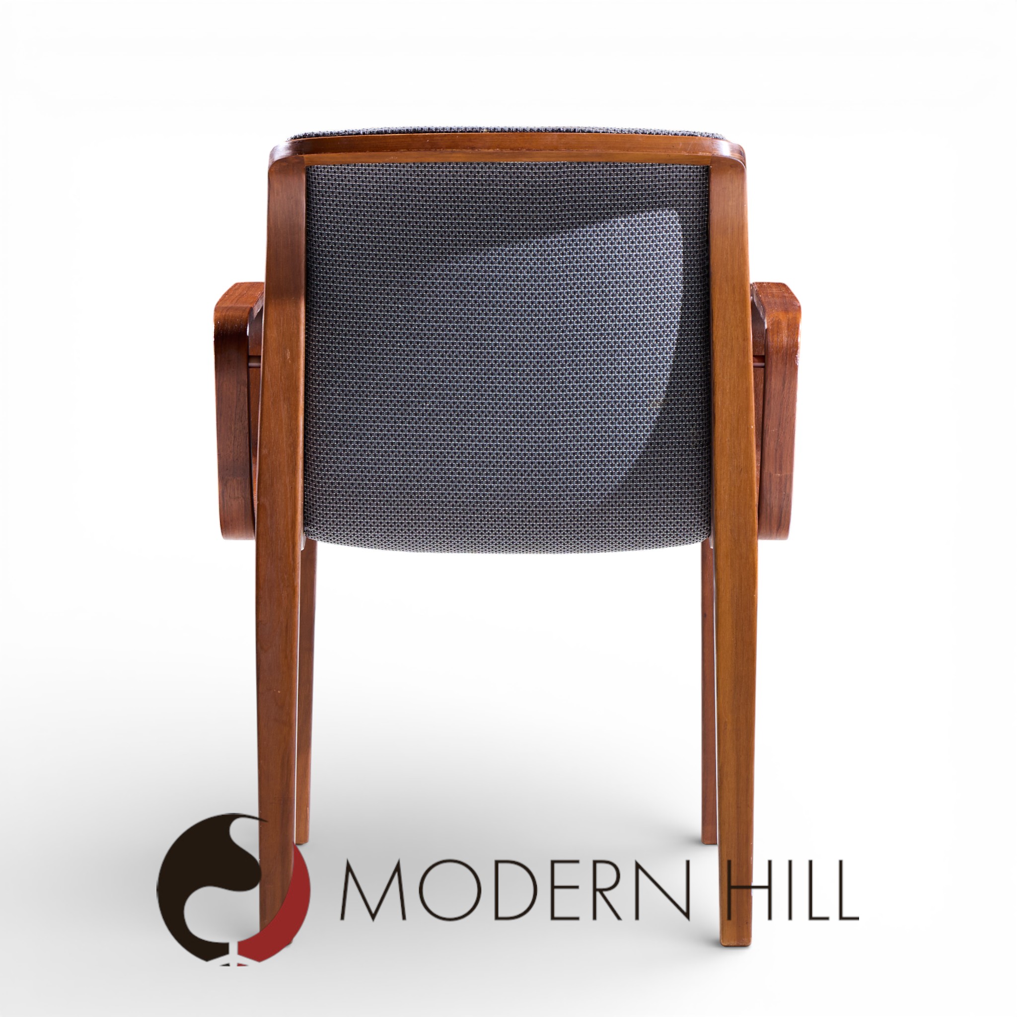 Bill Stephens for Knoll Mid Century Bentwood Dining Chairs - Set of 8