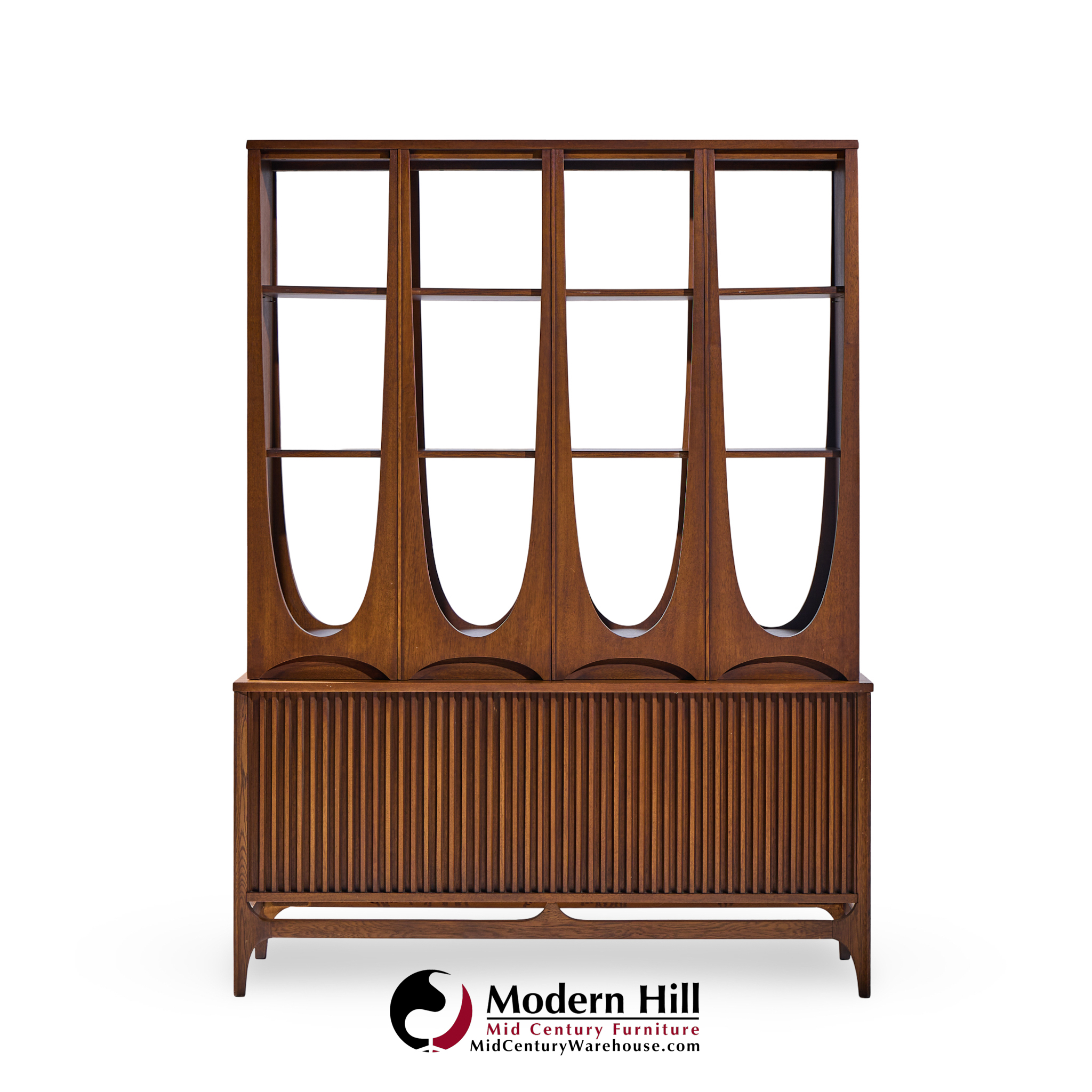 Broyhill Brasilia Mid Century Walnut Room Divider