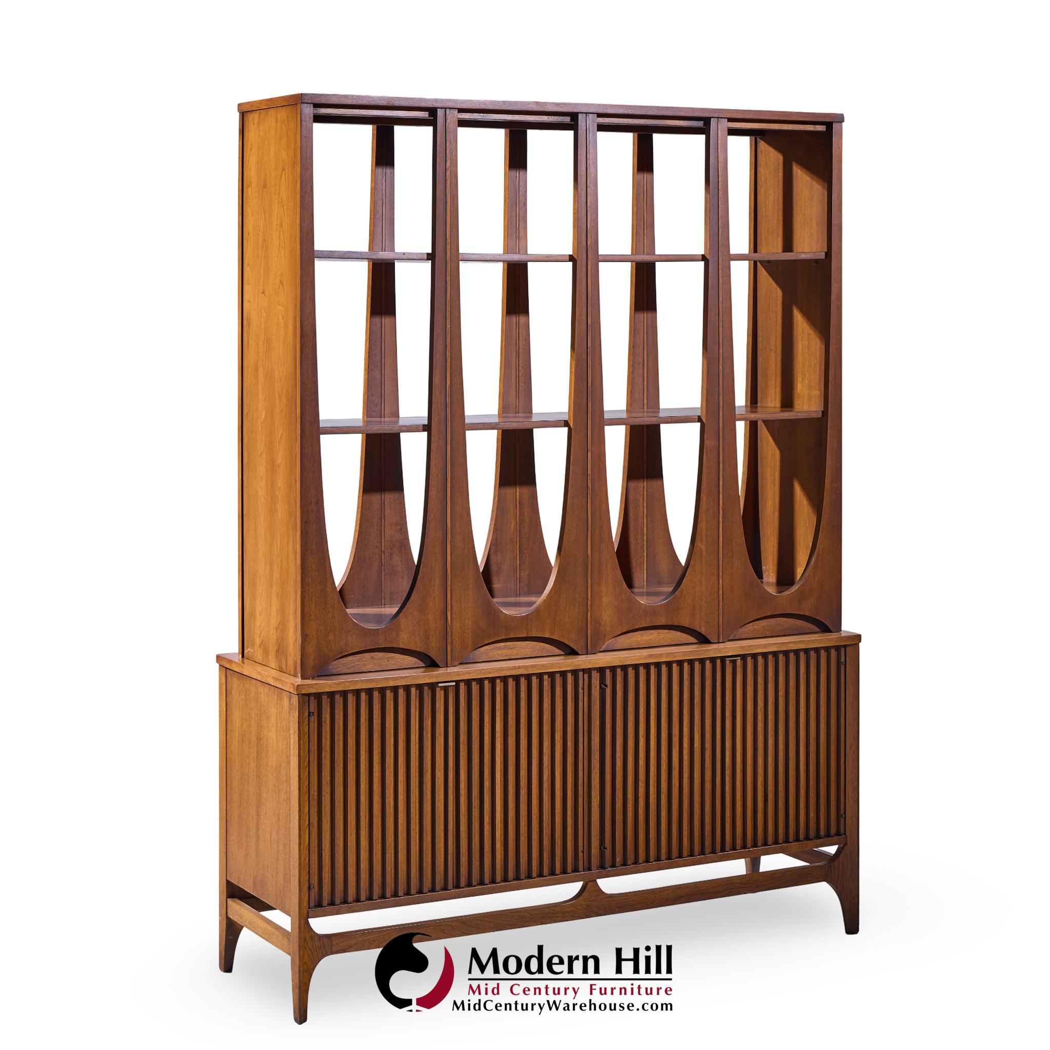 Broyhill Brasilia Mid Century Walnut Room Divider
