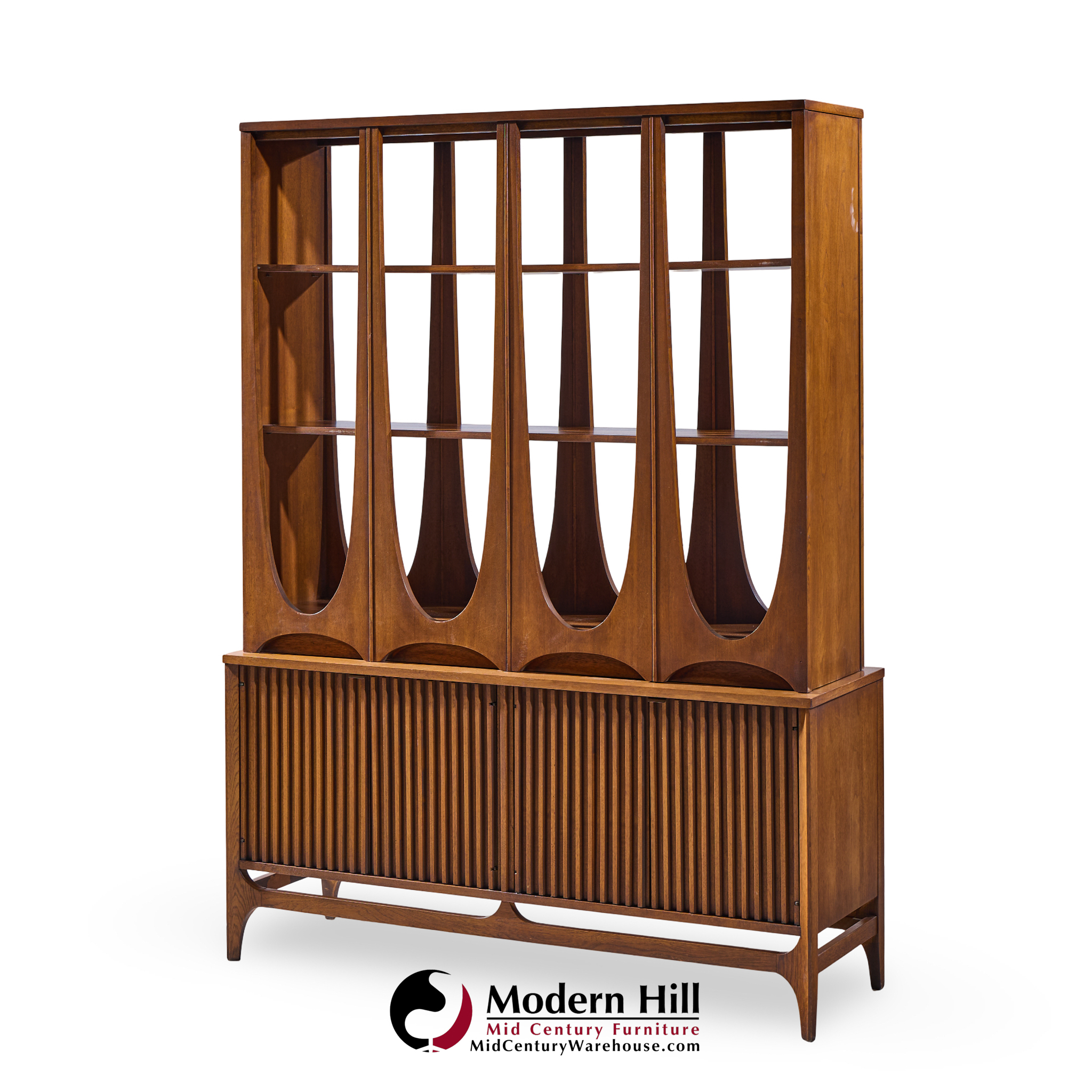 Broyhill Brasilia Mid Century Walnut Room Divider