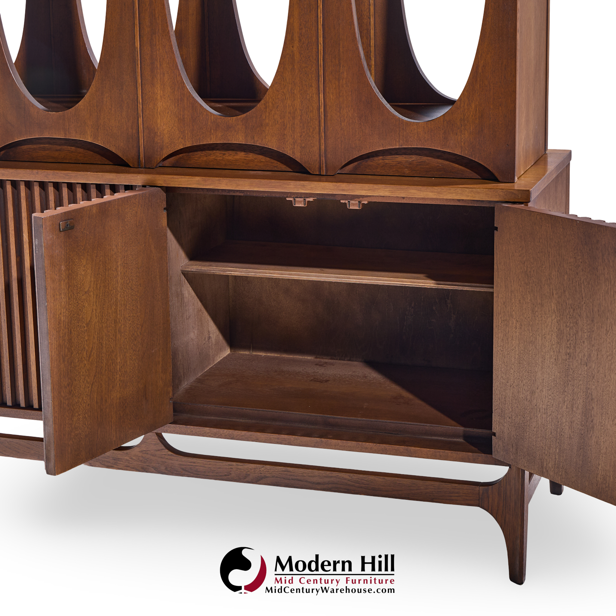 Broyhill Brasilia Mid Century Walnut Room Divider