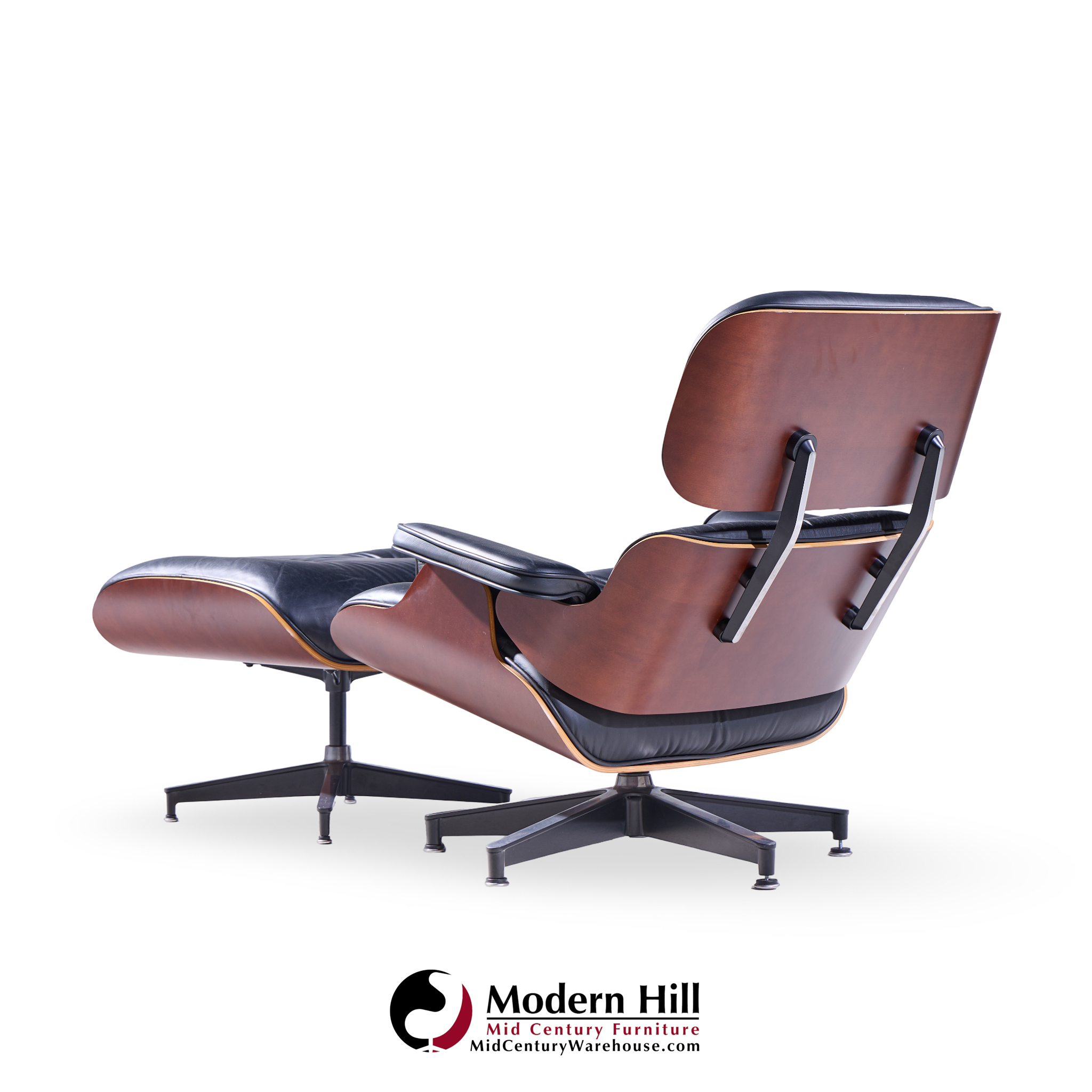 Charles and Ray Eames for Herman Miller Mid Century Eames Chair and Ottoman