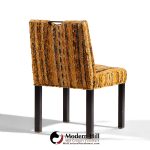 Edward Wormley for Dunbar Mid Century Brass Handled Dining Chairs - Pair