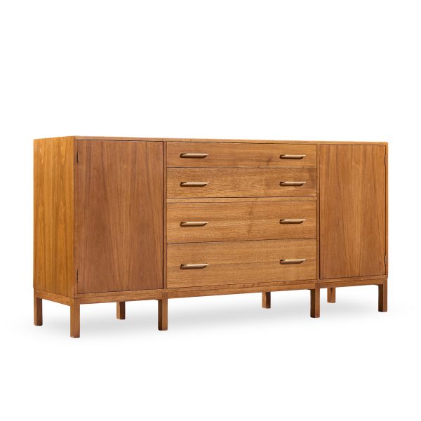 Edward Wormley for Dunbar Mid Century Walnut Sideboard Credenza