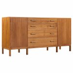 Edward Wormley for Dunbar Mid Century Walnut Sideboard Credenza