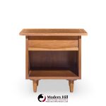 George Nakashima for Widdicomb Origins Model 215 Mid Century Walnut Nightstands - Pair