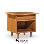 George Nakashima for Widdicomb Origins Model 215 Mid Century Walnut Nightstands - Pair