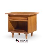 George Nakashima for Widdicomb Origins Model 215 Mid Century Walnut Nightstands - Pair