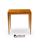 Gio Ponti for Singer & Son Mid Century Teak and Brass Flip Top Expanding Game Dining Table