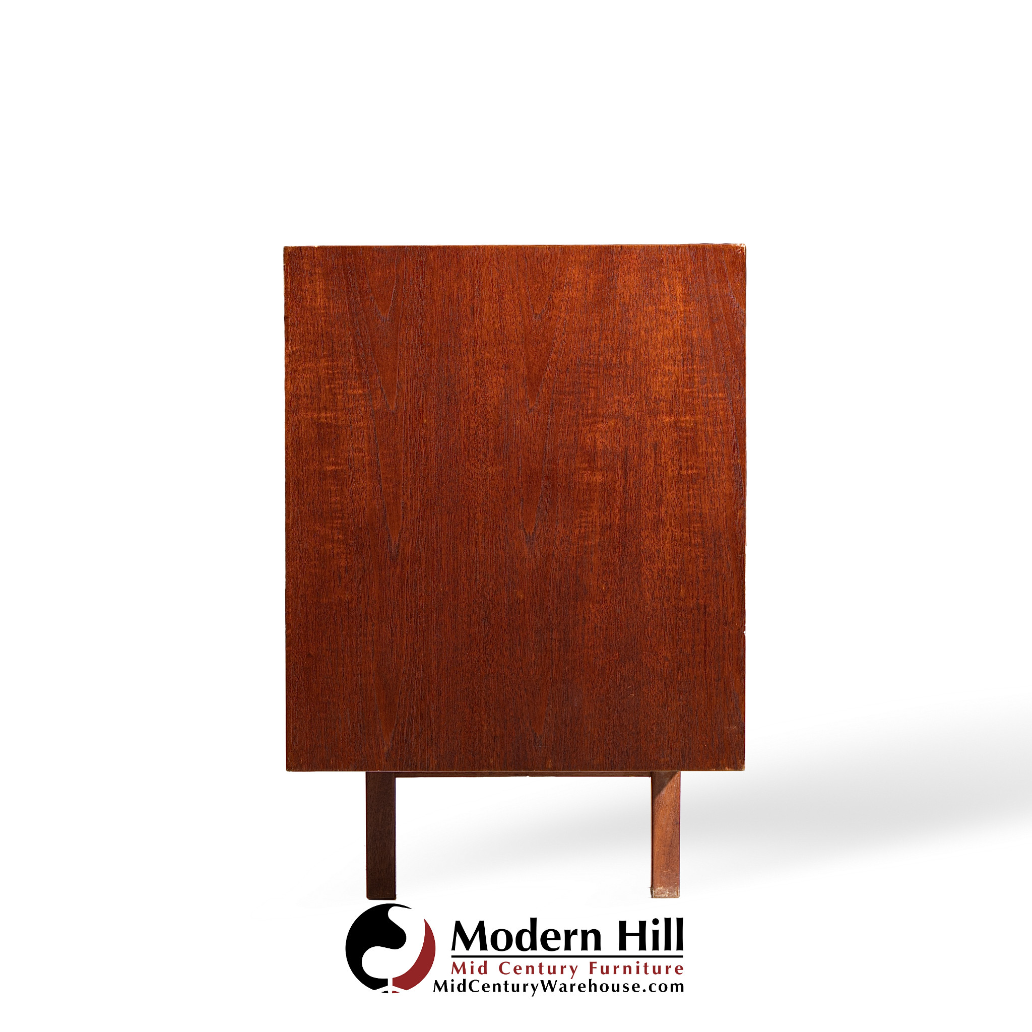 Hp Hansen Style Mid Century Danish Teak and Brass Credenza