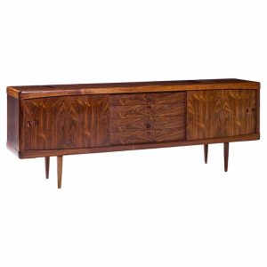 h.w. klein for bramin mid century danish rosewood credenza