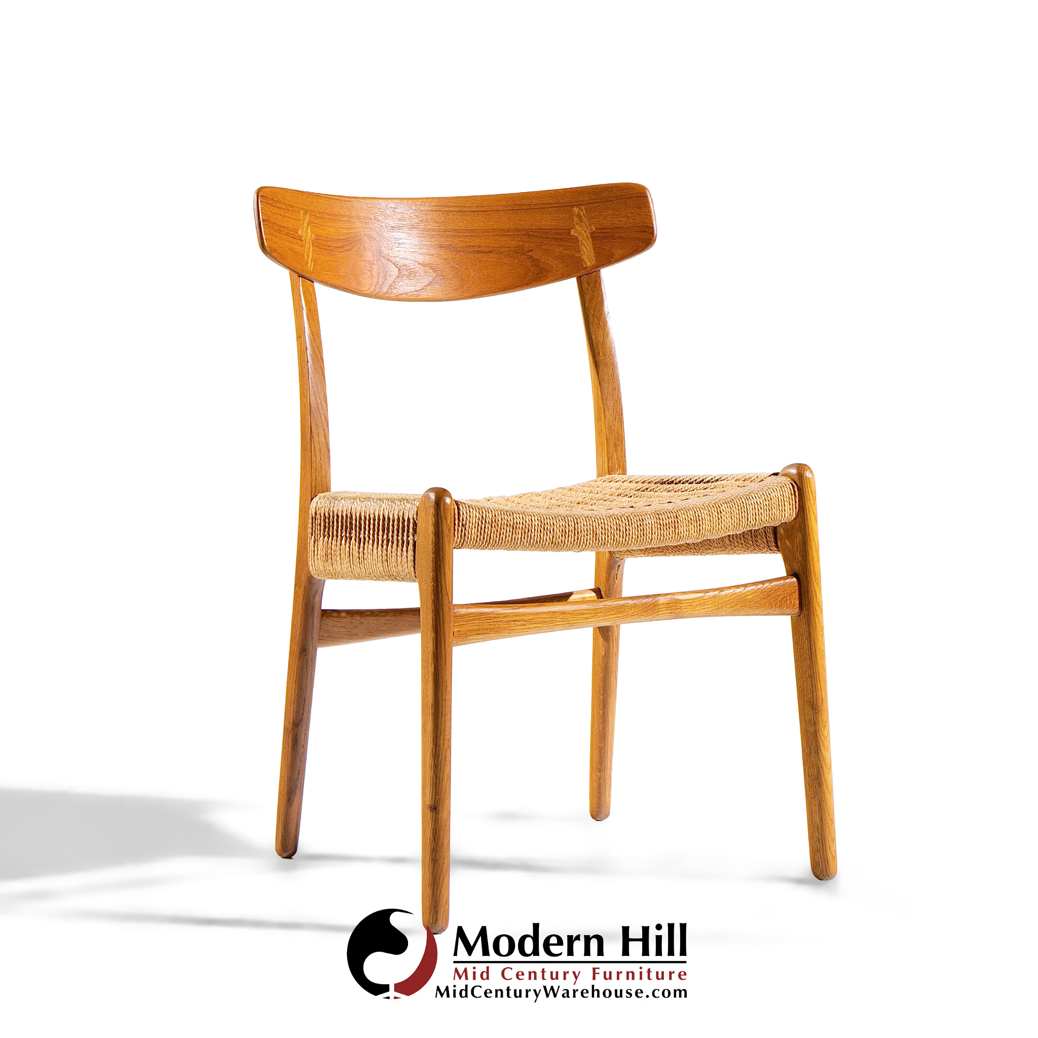 Hans Wegner for Carl Hansen & Son Ch23 Mid Century Danish Teak and Oak Dining Chairs - Set of 6