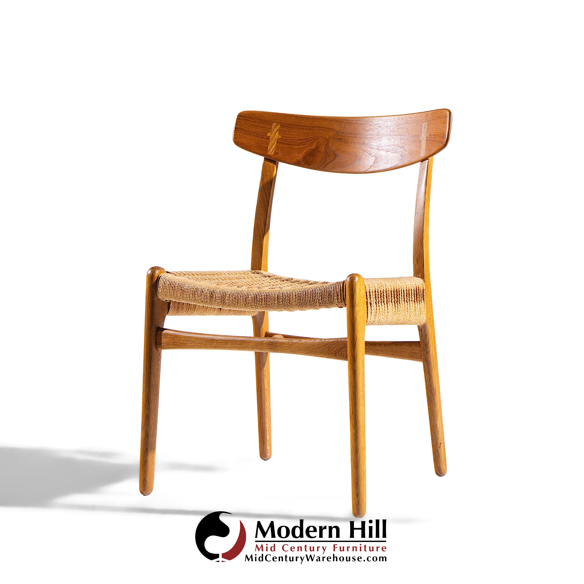 Hans Wegner for Carl Hansen & Son Ch23 Mid Century Danish Teak and Oak Dining Chairs - Set of 6