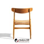Hans Wegner for Carl Hansen & Son Ch23 Mid Century Danish Teak and Oak Dining Chairs - Set of 6