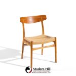 Hans Wegner for Carl Hansen & Son Ch23 Mid Century Danish Teak and Oak Dining Chairs - Set of 6