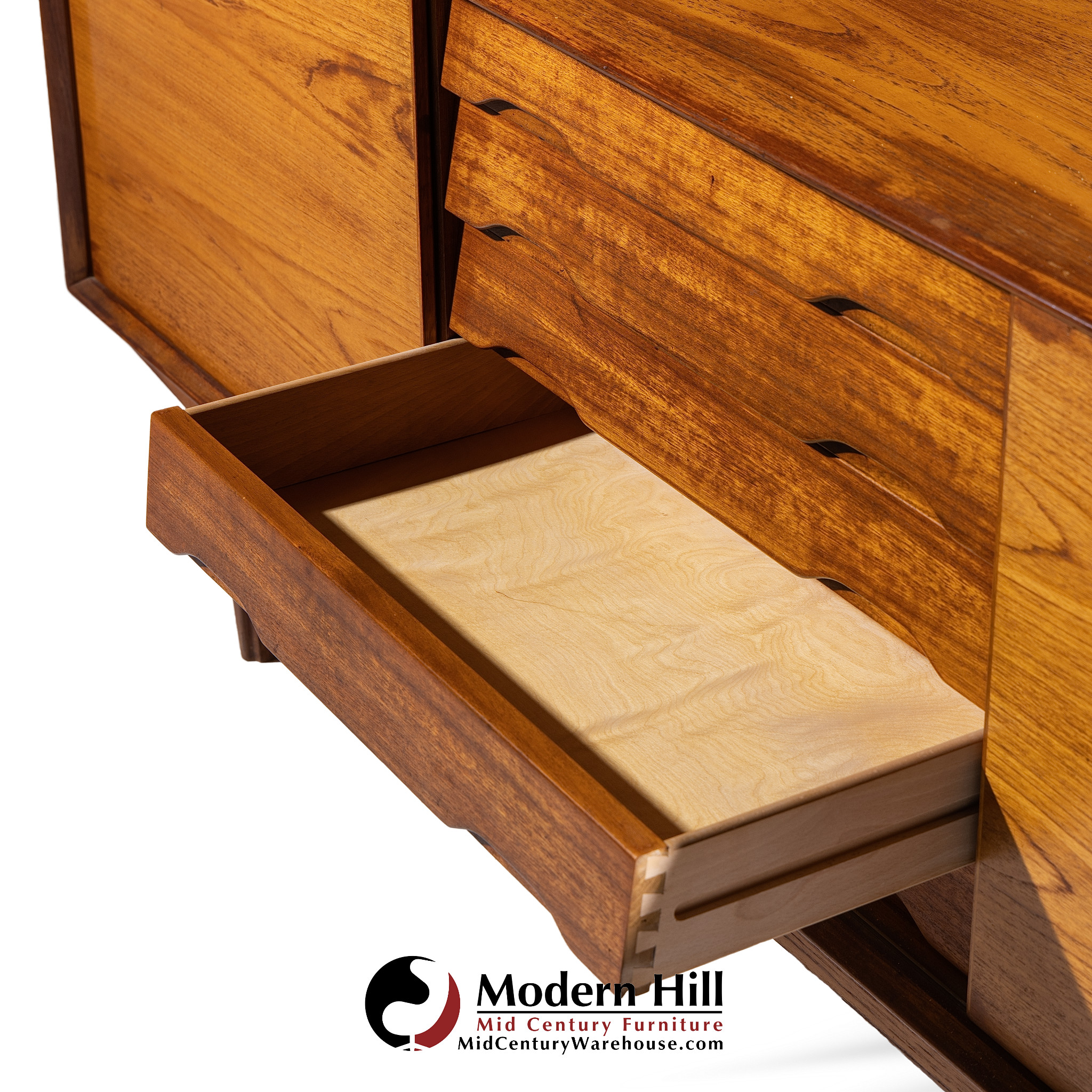 Henry Rosengren Hansen for Dyrlund Mid Century Danish Teak Credenza