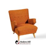Jens Risom for Knoll Mid Century Lounge Chairs - Pair