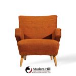 Jens Risom for Knoll Mid Century Lounge Chairs - Pair