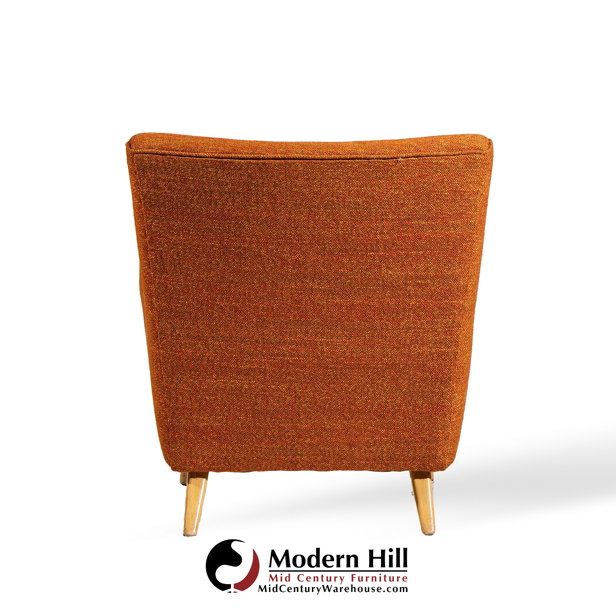 Jens Risom for Knoll Mid Century Lounge Chairs - Pair