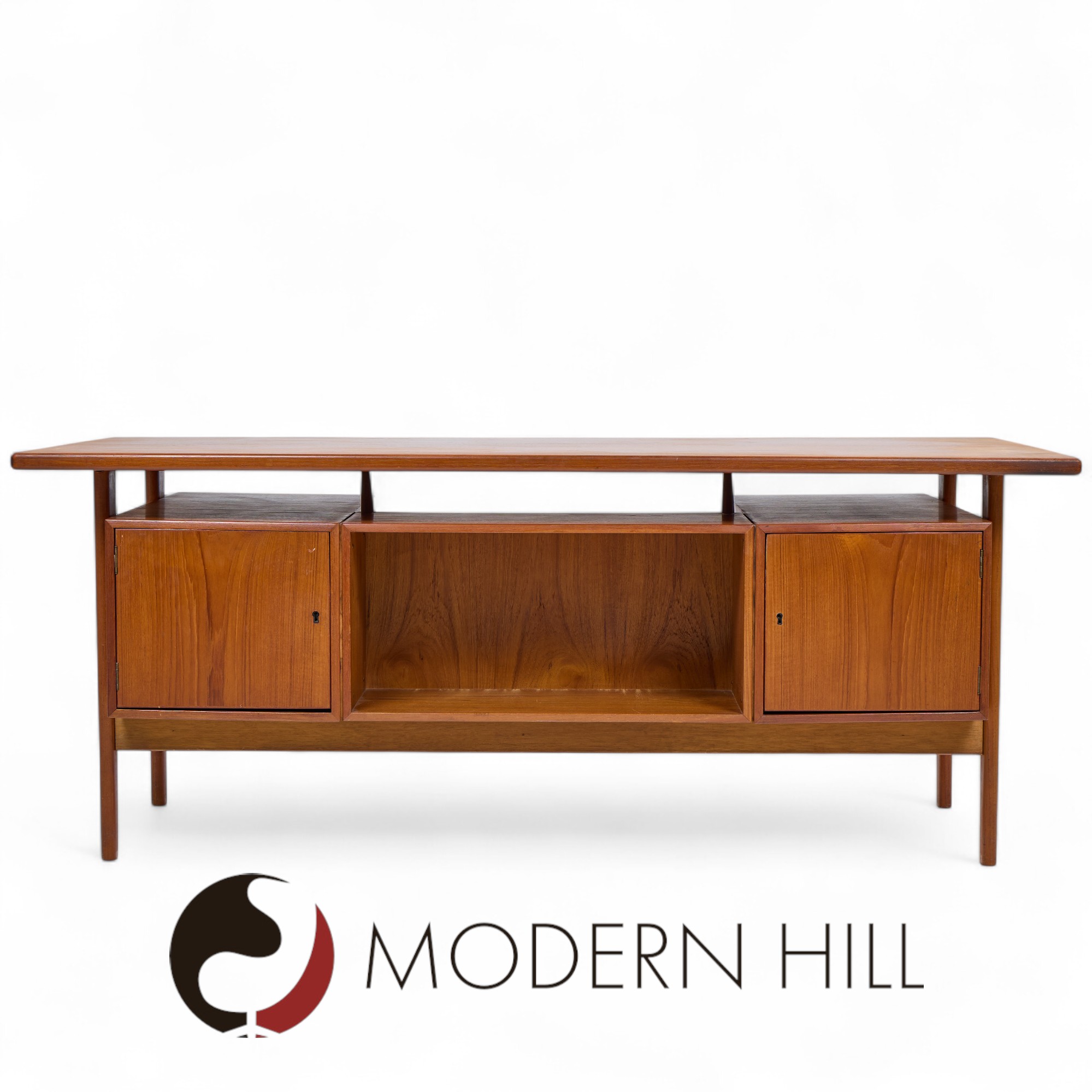 Kai Kristiansen for Feldballes Møbelfabrik Fm60 Mid Century Danish Teak Desk
