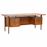 Kai Kristiansen for Feldballes Møbelfabrik Fm60 Mid Century Danish Teak Desk