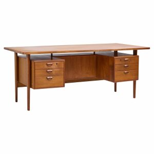 Kai Kristiansen for Feldballes Møbelfabrik Fm60 Mid Century Danish Teak Desk