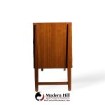 Kipp Stewart for Calvin Furniture Mid Century Walnut and Rosewood Sideboard Credenza