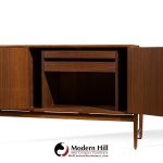Kipp Stewart for Calvin Furniture Mid Century Walnut and Rosewood Sideboard Credenza
