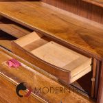 Kipp Stewart for Drexel Declaration Mid Century Walnut Secretary Desk