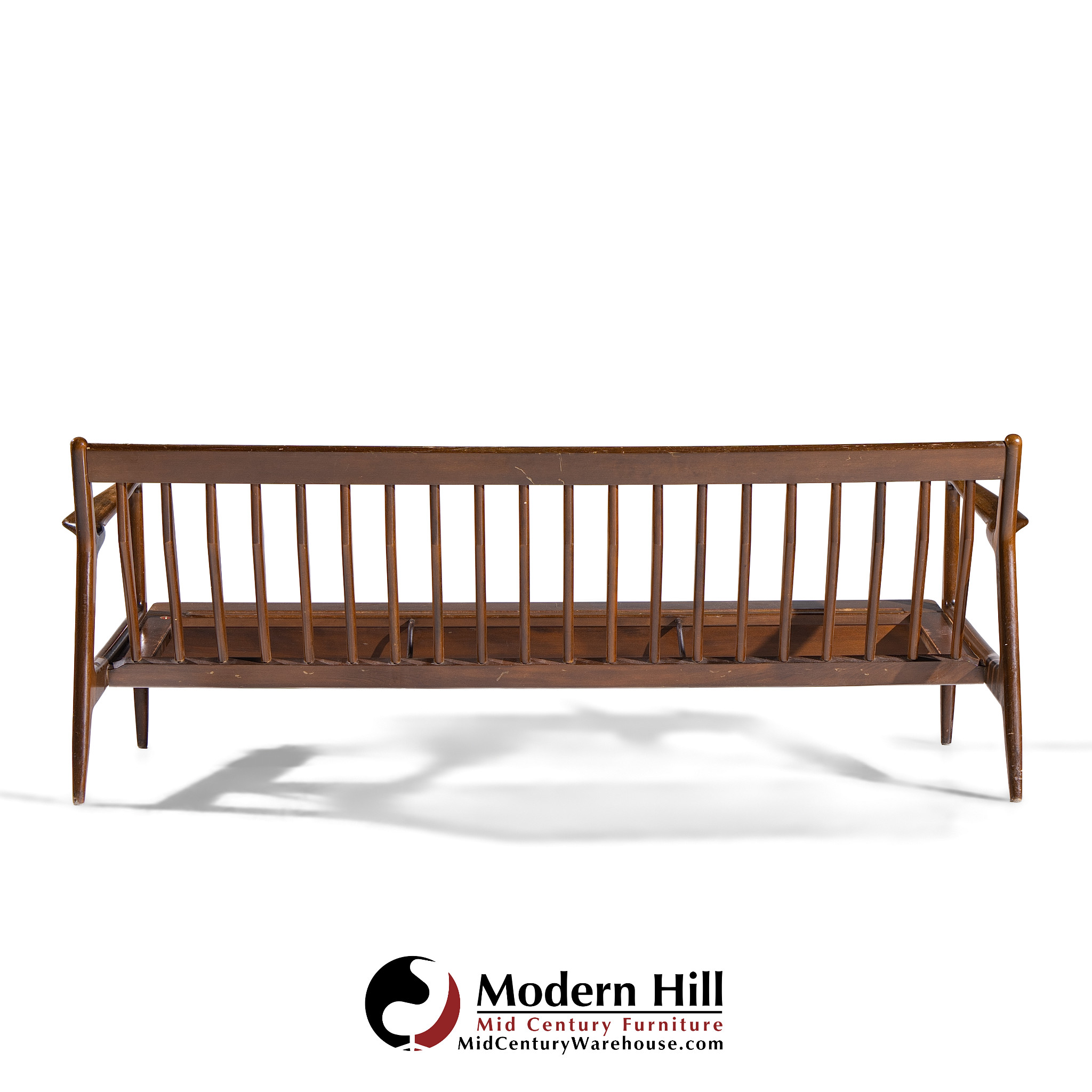 Kofod Larsen for Selig Mid Century Danish Walnut Sofa