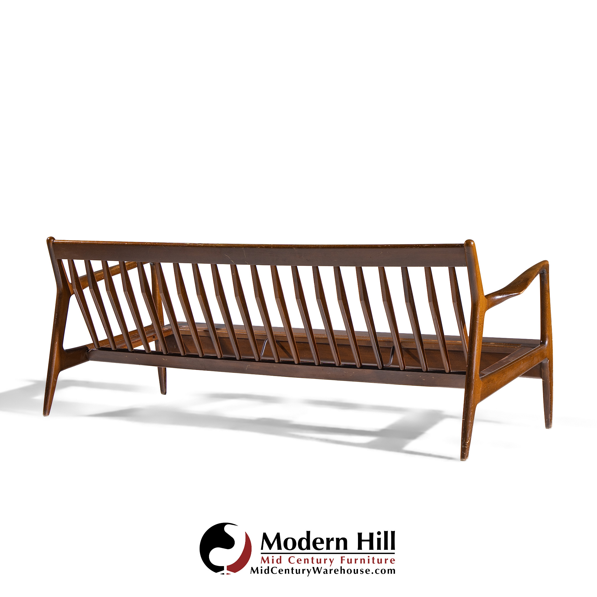 Kofod Larsen for Selig Mid Century Danish Walnut Sofa