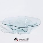 Laurel Fyfe Mid Century Handkerchief Art Glass Coffee Table
