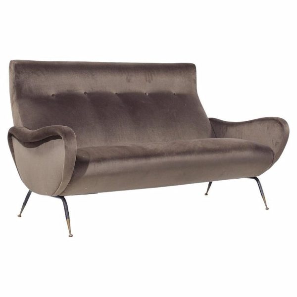 Marco Zanuso for Arflex Mid Century Lady Lounge Settee Sofa