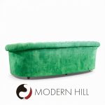 Mid Century Green Chesterfield Sofa