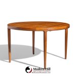 Mid Century Teak Dining Table with 2 Leaves | Mid Century Modern Furniture - Mid Century Furniture Chicago Mid Century Teak Dining Table with 2 Leaves