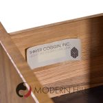 Milo Baughman for Thayer Coggin Mid Century Rosewood and Brass Armoire